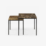 Amadora - Brun Marmor - Sofabord - Flere varianter