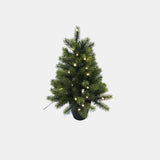 Kunstig Juletre Gran- Med lys - 60cm