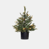 Kunstig Juletre Grand Fir- Med lys- H60cm