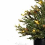 Kunstig Juletre Grand Fir- Med lys- H60cm