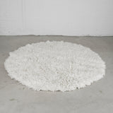 Night Whisperer Rug Round - Bone White