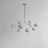 Drop Chandelier Globe - Taklampe - Chrome - Flere varianter