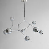 Drop Chandelier Globe - Taklampe - Chrome - Flere varianter