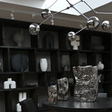 Drop Chandelier Globe - Taklampe - Chrome - Flere varianter