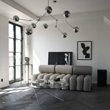 Drop Chandelier Globe - Taklampe - Chrome - Flere varianter