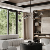 Drop Chandelier Globe - Taklampe - Chrome - Flere varianter
