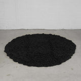 Night Whisperer Rug Round - Black Rock