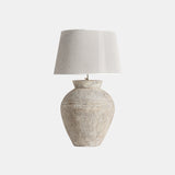 Bordlampe - Keramikk - Sand/Grå