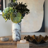 Sasso Vase - Calacatta Viola - Medium