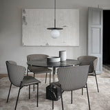 Knockout Spisebord- Sort Marmor - Flere varianter