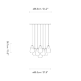Anoli 13 - Taklampe - Flere varianter