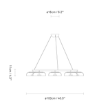 Blossi 8 - Taklampe