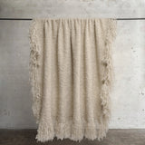 Beige Throw