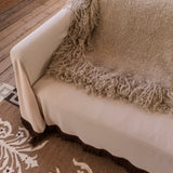 Beige Throw