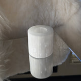 Selenitt Telysholder - 8 cm
