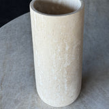 Sasso Vase - Travertine - Stor