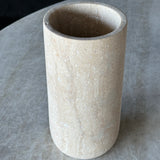 Sasso Vase - Travertine - Medium