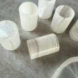 Onyx shotglass - Sett 6stk m/fat