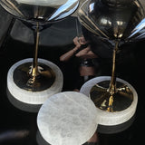 Selenitt plate - Ø 10 cm