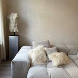 Pute Tibetansk Saueskinn 45x45 - Offwhite