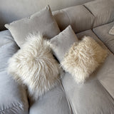 Pute Tibetansk Saueskinn 45x45 - Offwhite