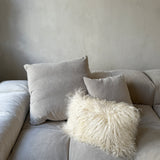 Pute Tibetansk Saueskinn 30x50 - Offwhite