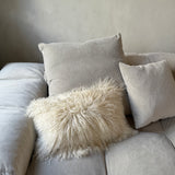 Pute Tibetansk Saueskinn 30x50 - Offwhite