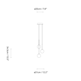 Miira 3- Taklampe - Flere varianter
