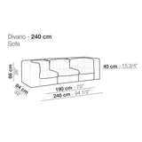 9000 3 Seter Sofa - Flere Varianter