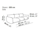 Marenco Sofa - 255 cm