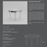 Phantom Bord - Krom - Flere varianter