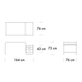 S 285/1 Skrivebord - flere varianter