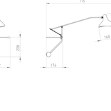 Mantis BS2 Mini - Vegglampe