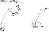 Mantis BS3- Bordlampe