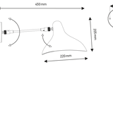 Mantis BS5 - Vegglampe