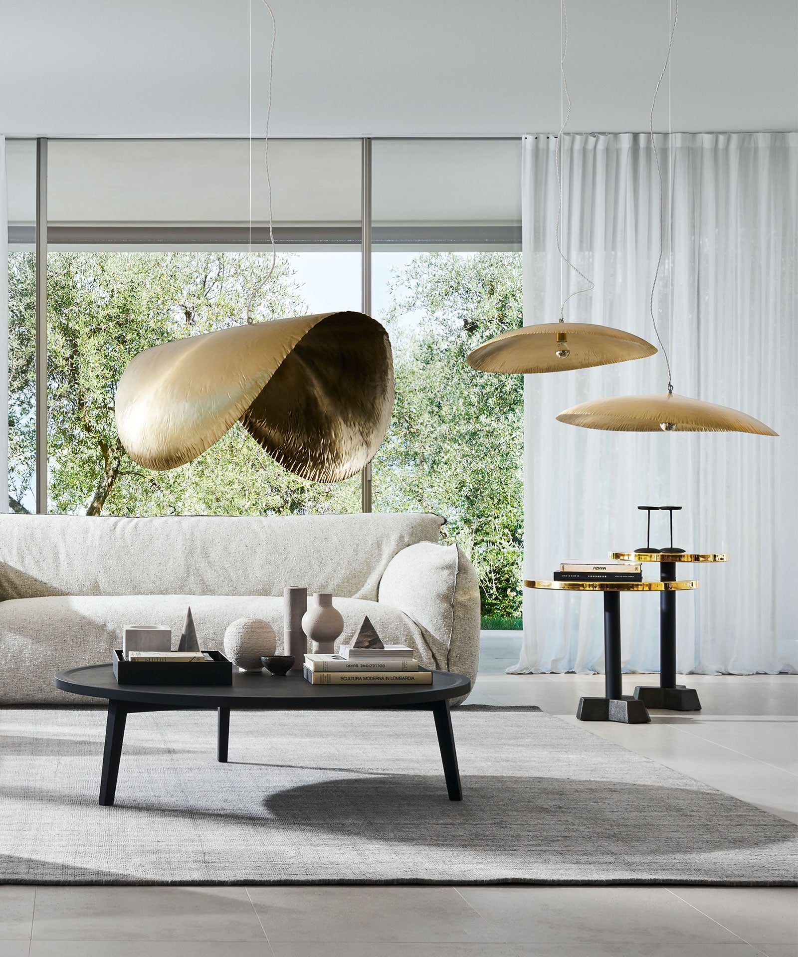 Brass 96 Taklampe Ø120