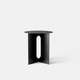 Androgyne Sidebord Ø40 - Rustfritt stål - Flere varianter