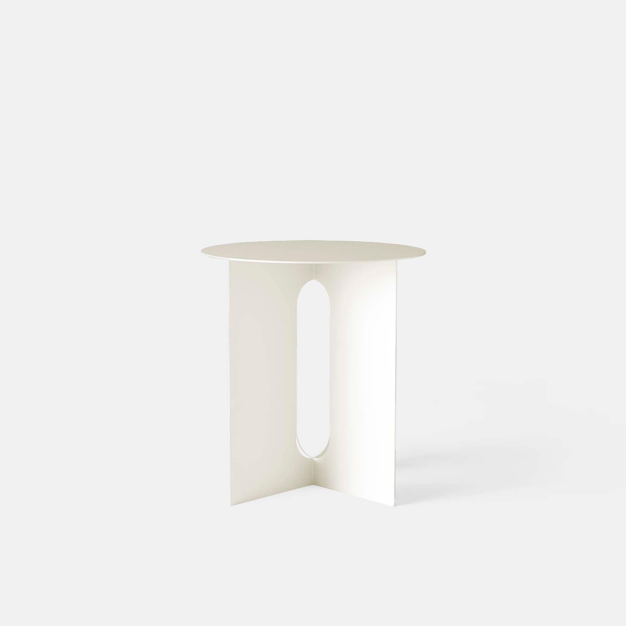 Androgyne Sidebord Ø40 - Rustfritt stål - Flere varianter