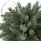 Kunstig Julekule Gran Icy -  10cm