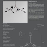 Drop Chandelier Taklampe - Flere varianter