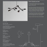 Drop Chandelier Mini Taklampe - Flere varianter