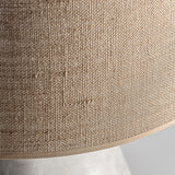 Bordlampe - Sort / Beige
