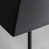 Gulvlampe - Grå marmor / sort