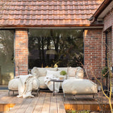 Brick Utendørs 2 Seter Sofa m/puff  - Flere varianter