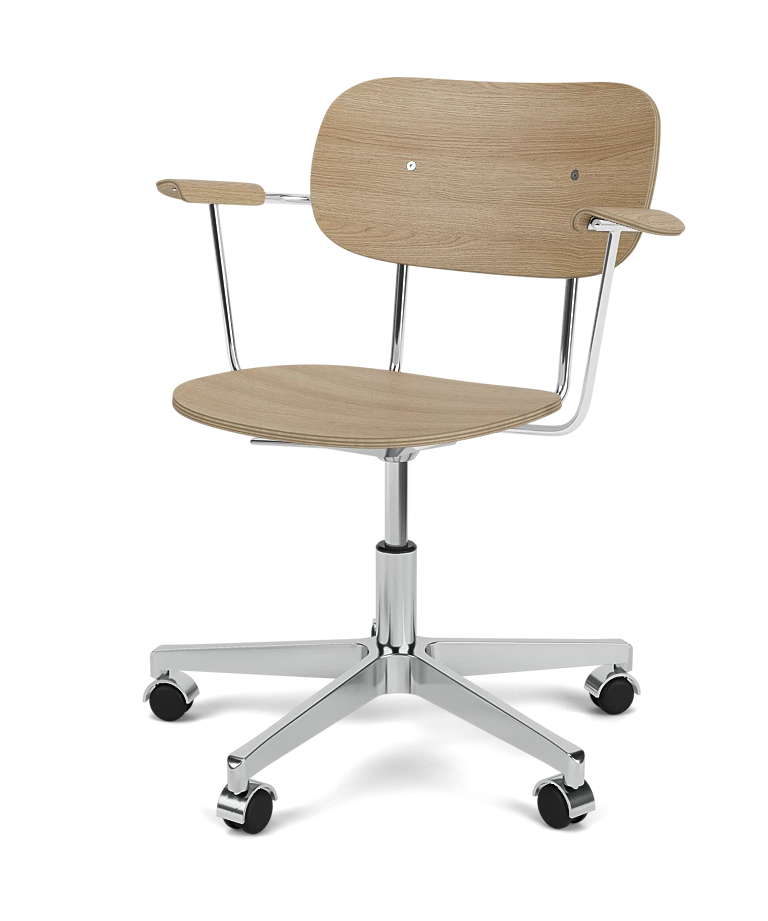 CO Task Kontorstol Upolstret Finer-  M/Hjul - Flere Varianter