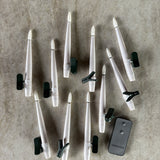 Juletrelys - 10 stk - 3D Flamme ink fjernkontroll