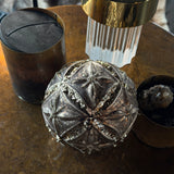 Brun Antikk - Julekule - 12 cm