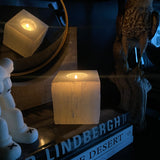 Selenitt Telysholder - Kvadratisk