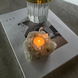 Unik Telysholder Kvarts #3