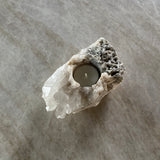 Unik Telysholder Kvarts #4